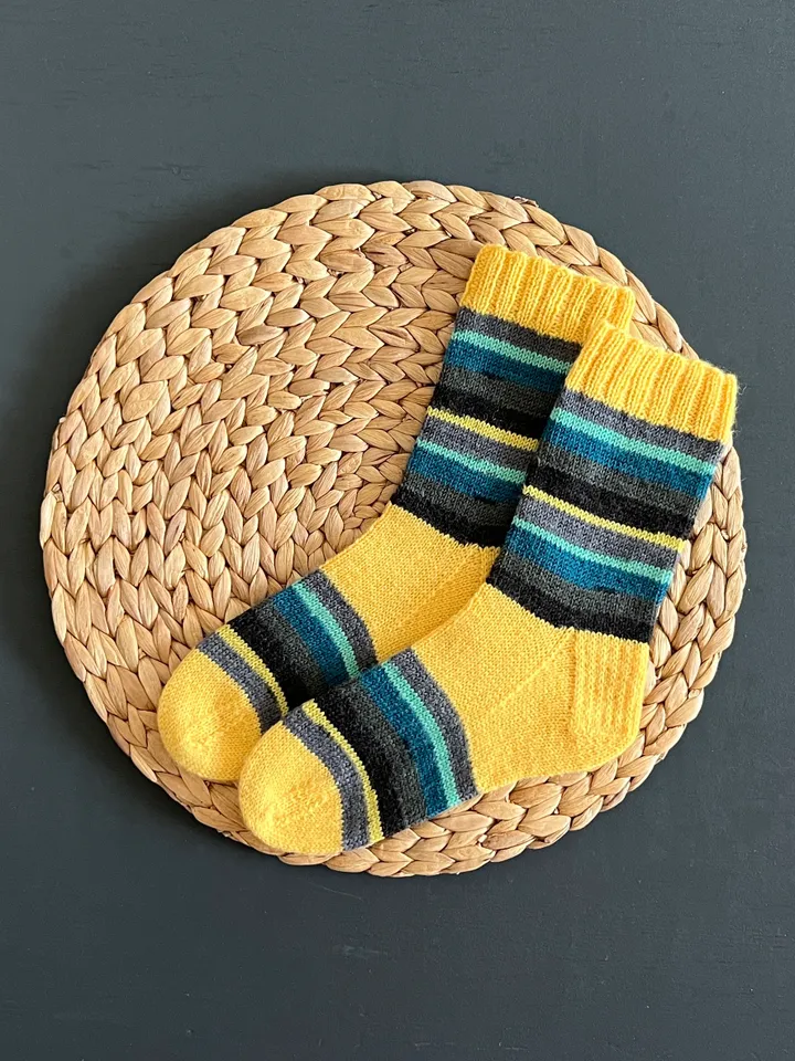 Handmade womens socks | Warm knitted accessory