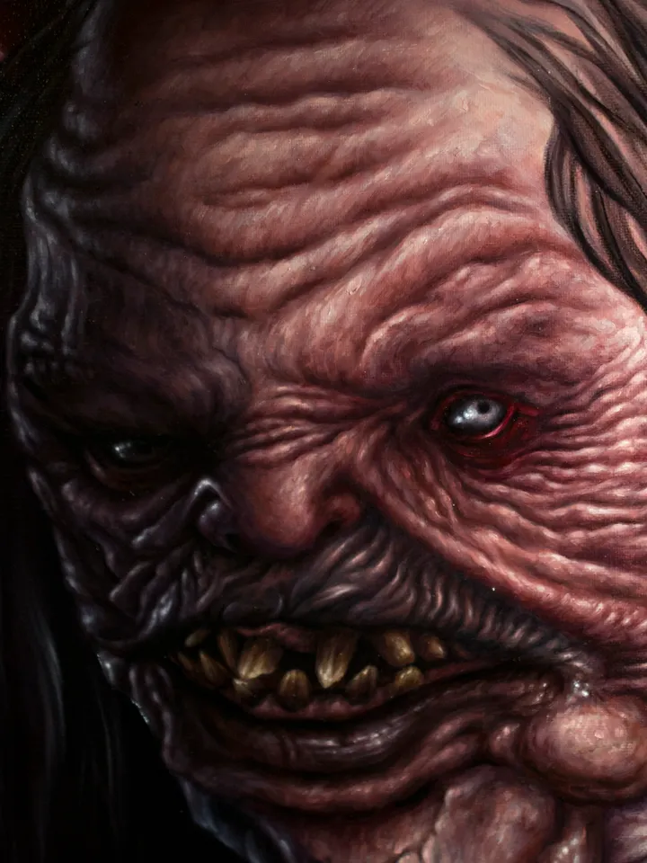 Oil painting Resident Evil Salvatore Moreau