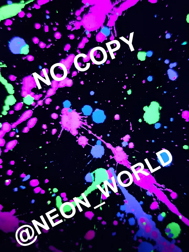 Neon splash for design neon painting abstract art modern art digital art 4