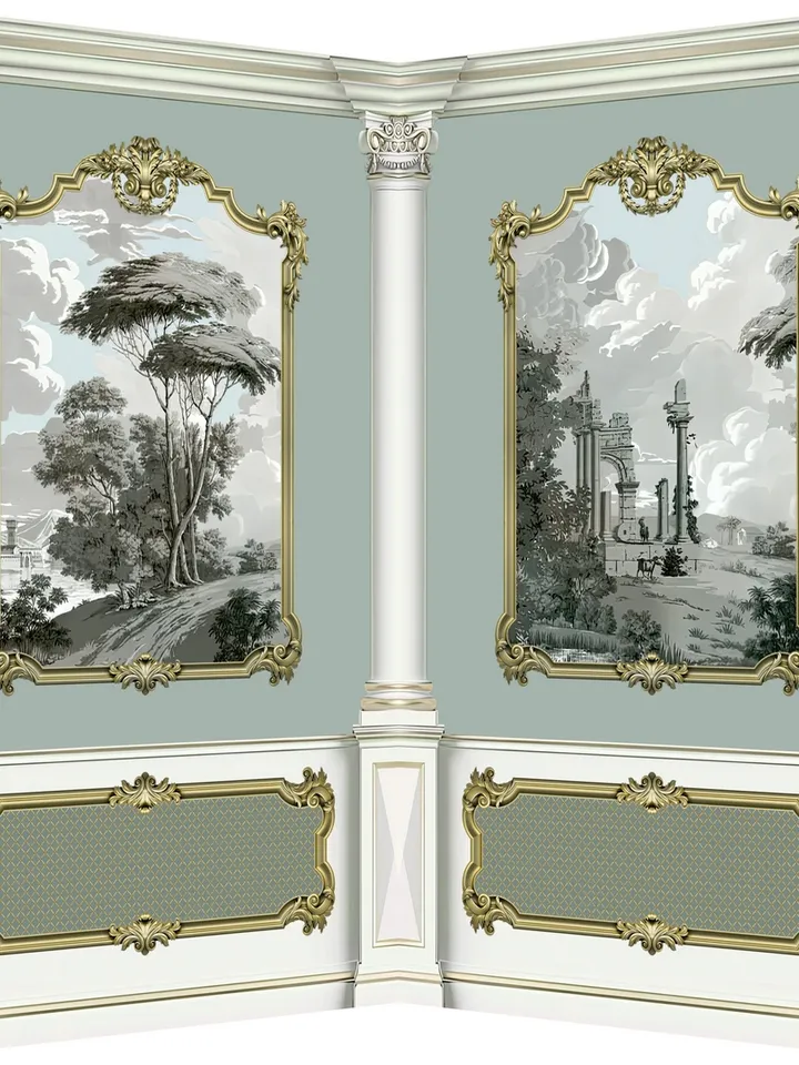 Wallpapers- Set 17-v3 | Printables for Dollhouses and Unique Miniature Projects | Digital Downloads | in Scale 1/12th