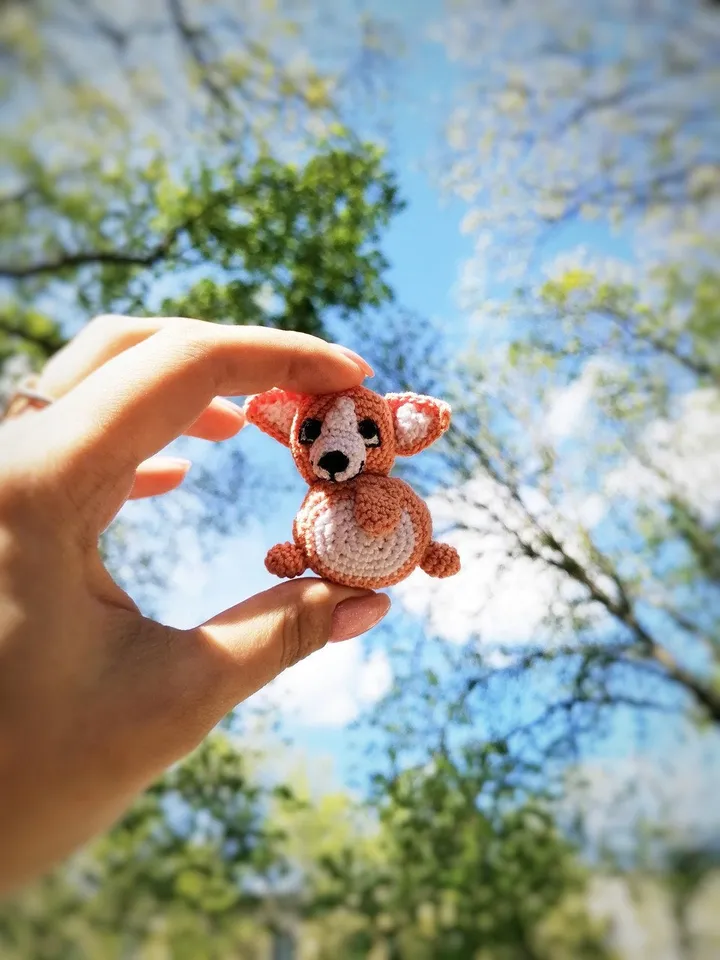 PDF Crochet Dogs Brooches SET Pattern: Welsh Corgi, King Charles Spaniel, Dachshund Boy, Dachshund Girl, Chihuahua, Amigurumi dog