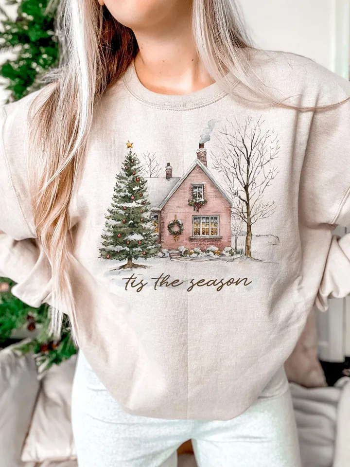 Retro Christmas png, Tis the Season Png, Santa Claus png, Watercolor Christmas png, Christmas sublimation, Merry Christmas, Christmas vibes