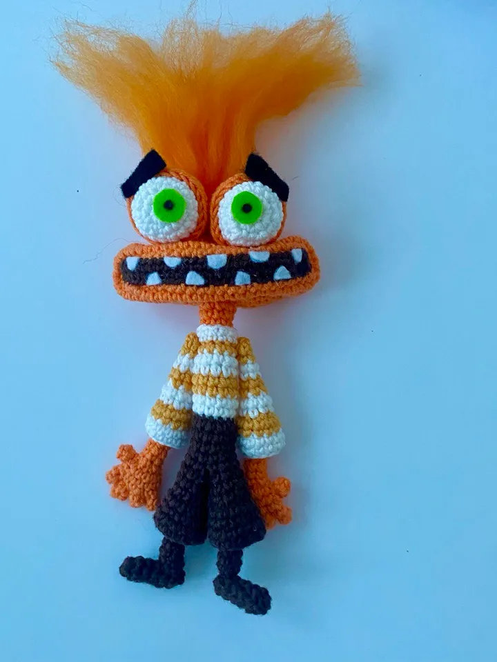 Anxiety from "Inside Out" crochet amigurumi pattern