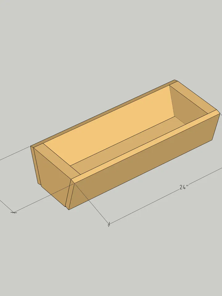 Vertical Tiered Ladder Garden Planter Plans, PDF, DIY