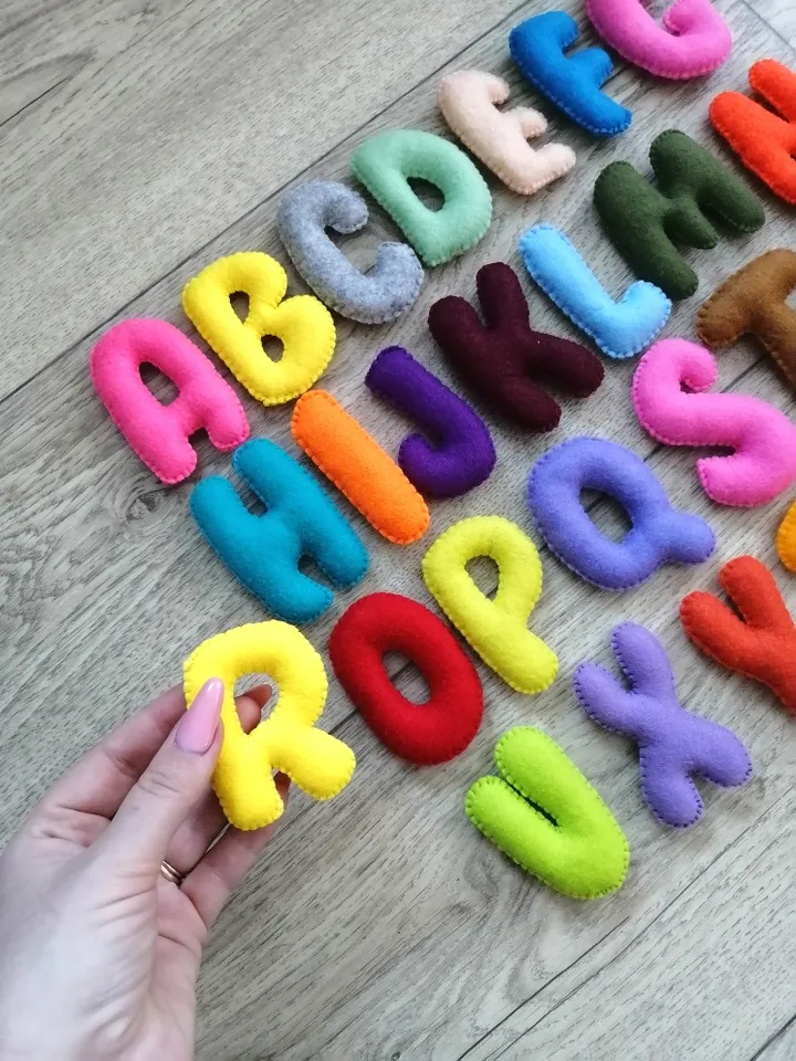 Huge 52 letter English alphabet for preschool children and homeschooling