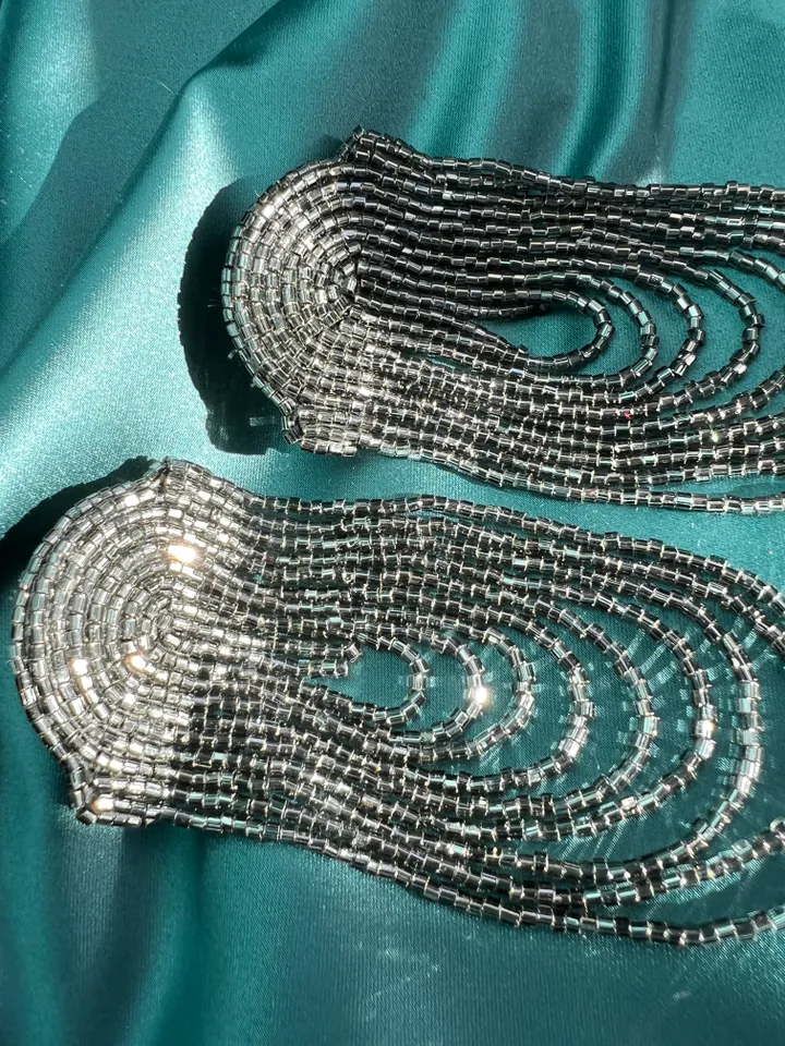 Cascade Beaded Earrings