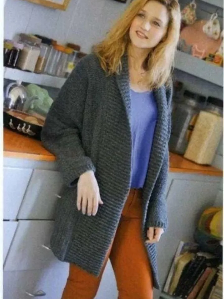 Cardigan pattern, long cardigan pattern, coat women pattern easy crochet pattern pdf