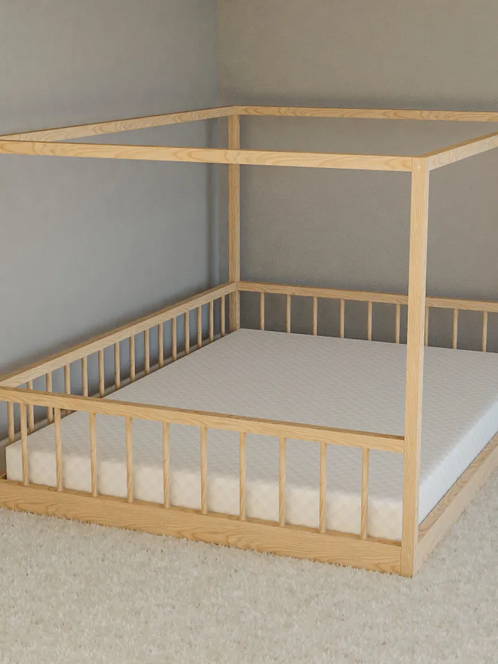 Canopy Floor Bed Plan, Full Size, PDF, DIY