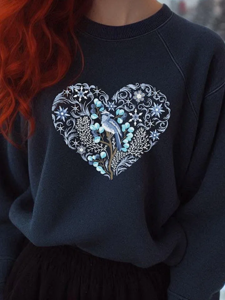 Machine embroidery design &quot;Heart of Winter&quot;