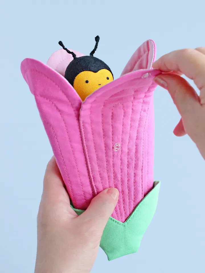PDF Flower Sleeping Bag (House) for Mini Doll Sewing Pattern