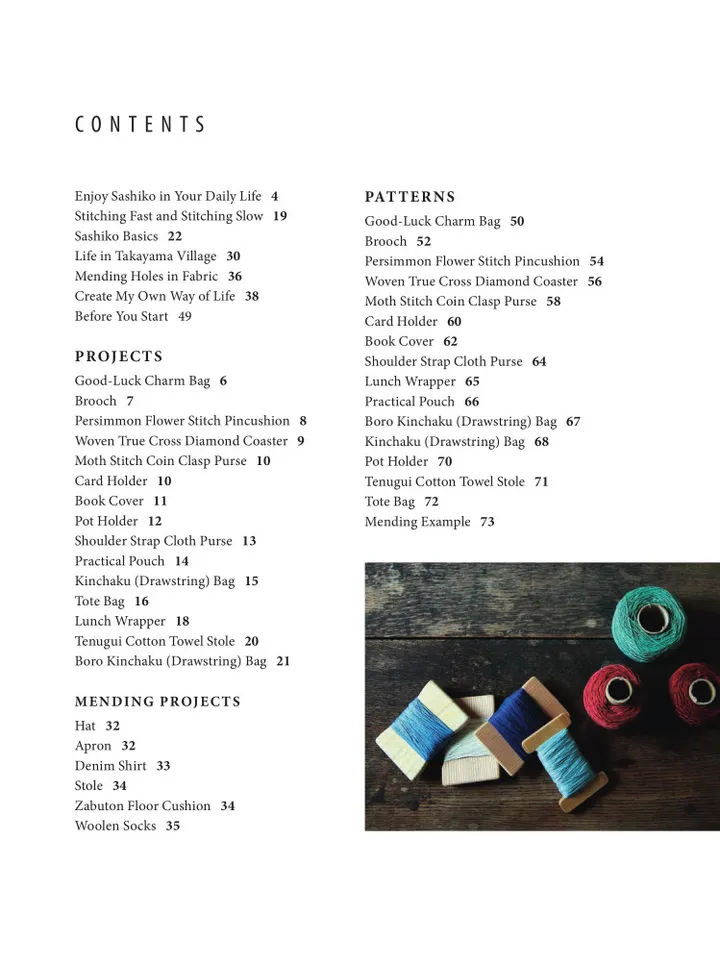 Sashiko for Making & Mending: 15 Simple Japanese Embroidery Projects