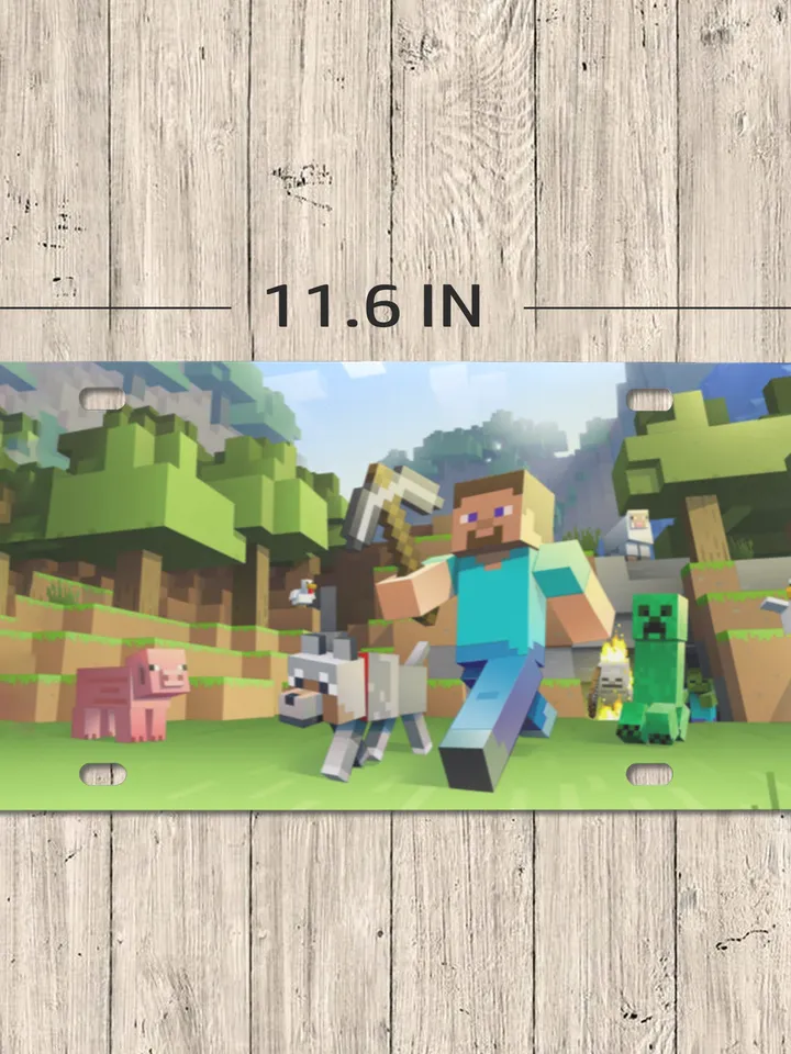 Minecraft License Plate