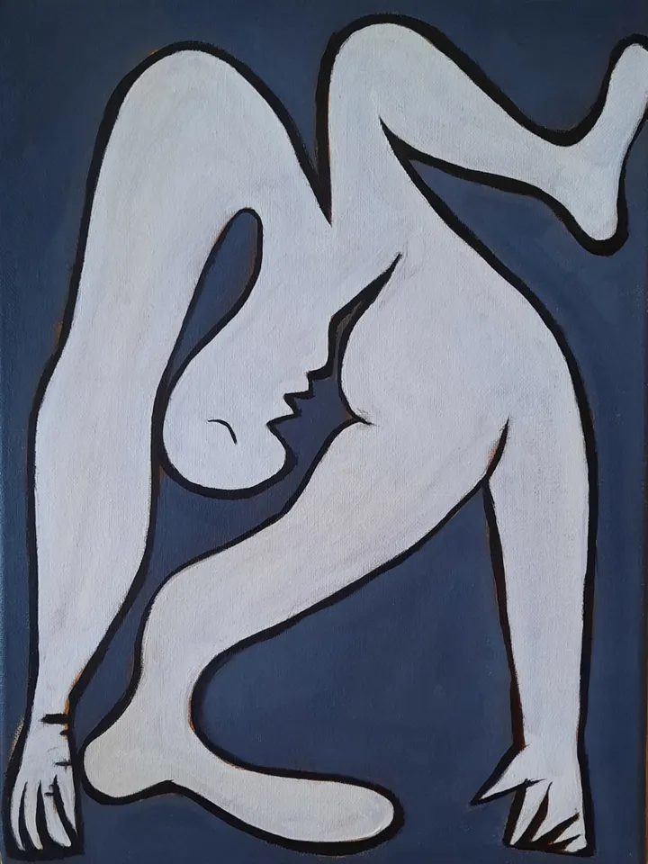 Picasso painting Picasso artwork Cubism Abstract Acrobat Picasso