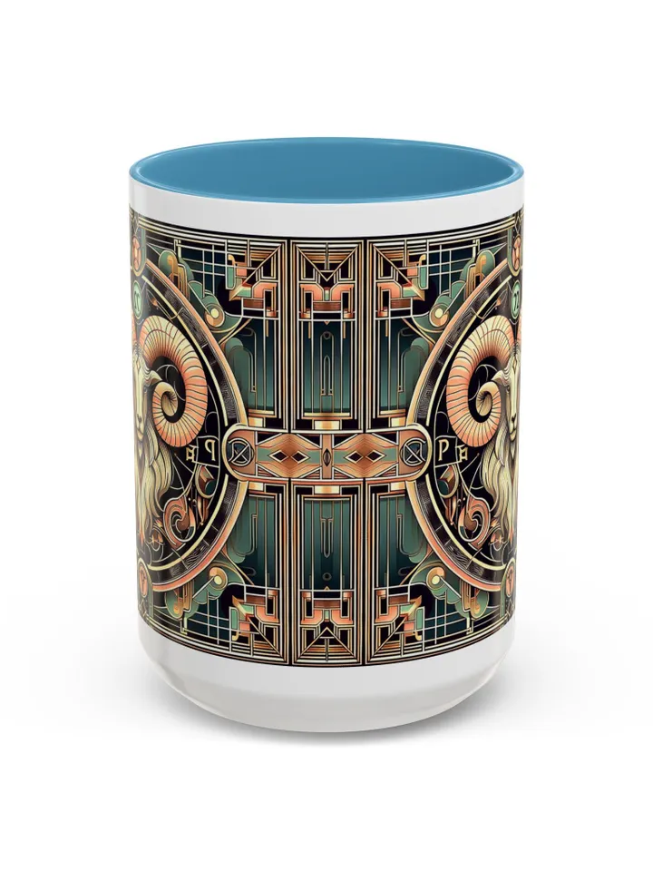 Aries Zodiac Sign Coffee Mug 11oz 15oz, Passionate, Bold Fiery Energy Mug, Aries Birthday Gift, Astrology Mug, Aries Horoscope Cup