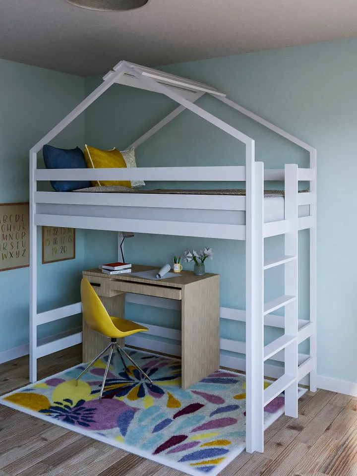 Loft Bed Plan, Twin Size, PDF, DIY