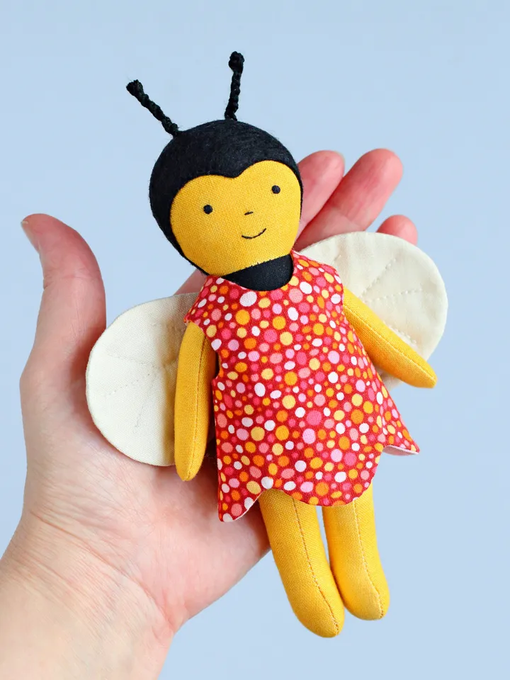 2 PDF Mini Bee with Flower Sleeping Bag Sewing Patterns Bundle