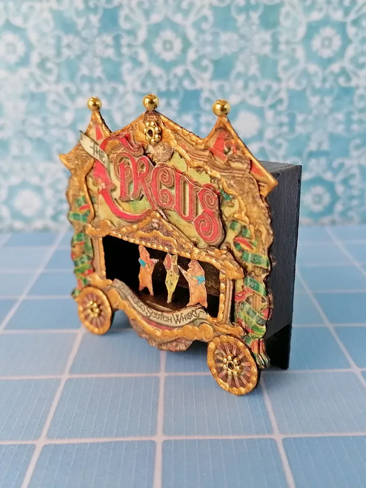 Circus for the dollhouse. Miniature circus.1:12 scale.