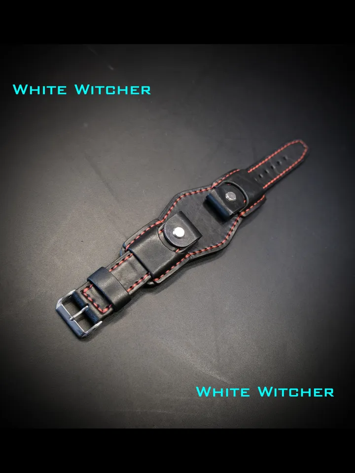 Handmade leather watch strap - wristband made to order.