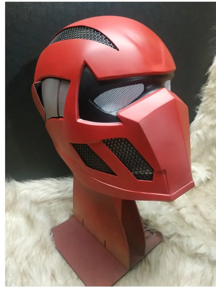 Red Hood helmet - Deadpool helmet - cosplay helmet - steel helmet - hand forged