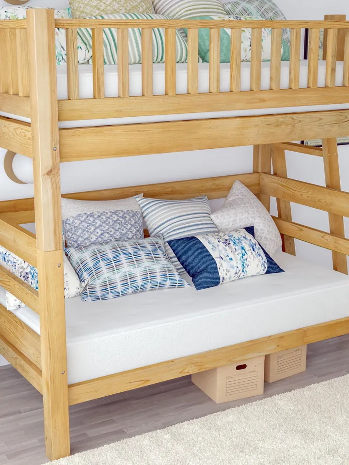 DIY Loft Bed Plans, Twin Over Twin Bunk Bed Plans (PDF Guide)