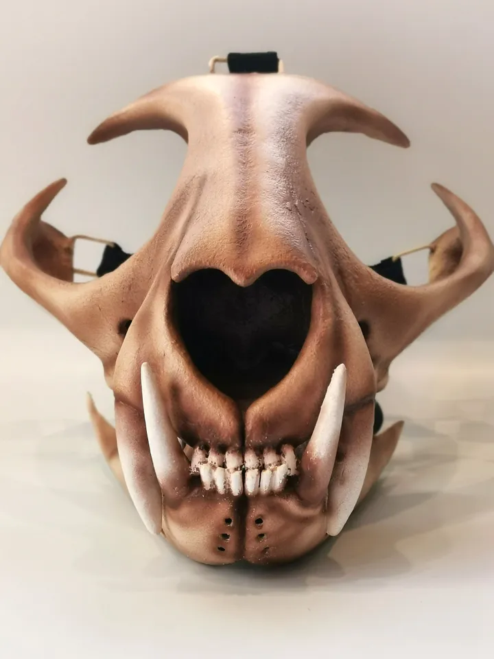 Lynx Skull Mask, realistic lynx mask, Horror Mask, Animal Skull Mask, resin skull mask, Big cat mask, pagan mask, ritual mask, shamanic mask