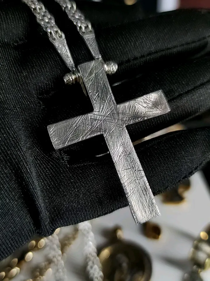 Cross without crucifix with cord included