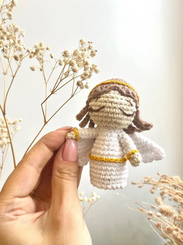 PDF Christmas Angel Crochet Pattern, Amigurumi Angel Pattern, Easter Pattern, Crochet nativity, Angel doll, Amigurumi crochet toys