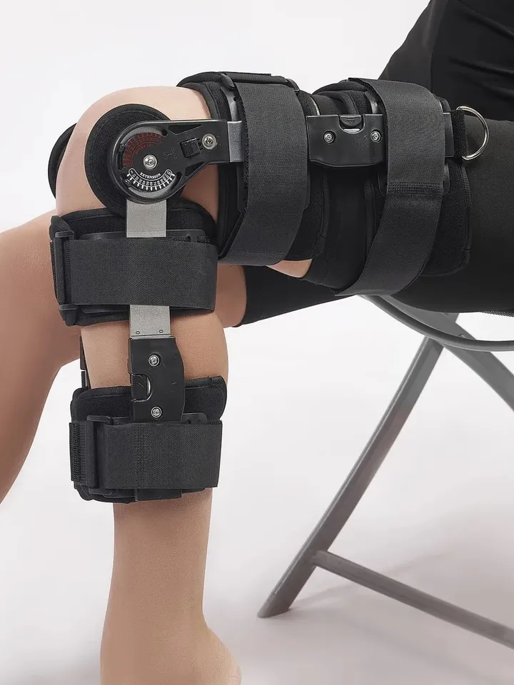 Knee Orthosis With Hinges Orthopedic Knee Bandage