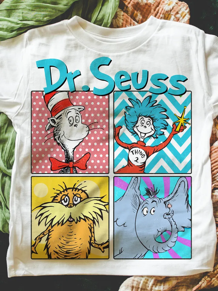 Read Across America Day png, One fish two fish, Dr.susse Png, Red fish blue fish, Reading Day png, Teacher gift png, Toddler seuss shirt png