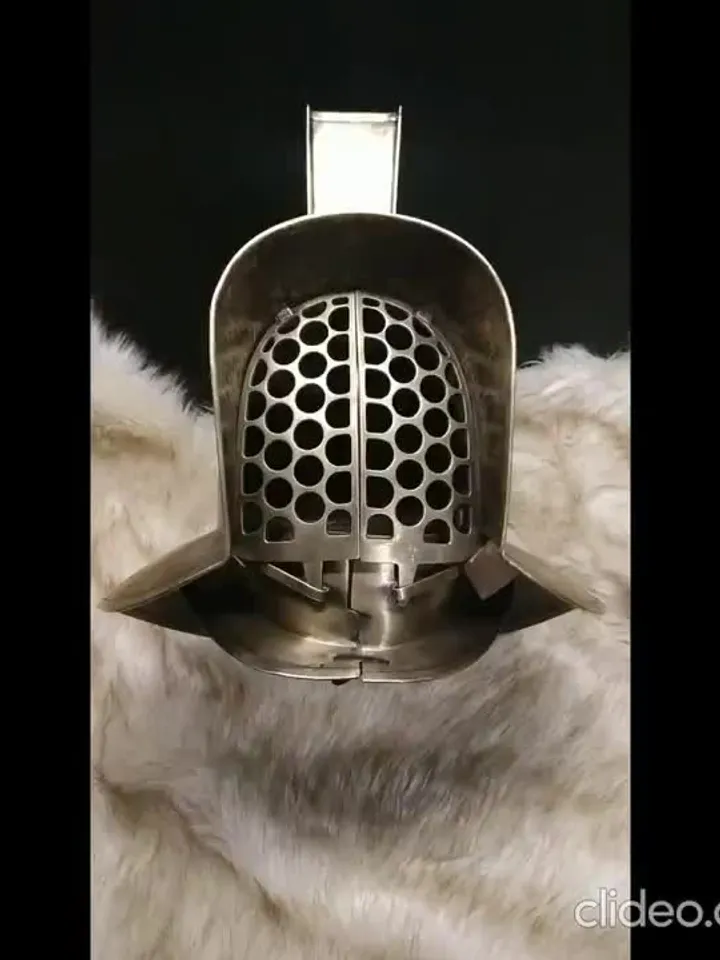 Gladiator Helmet - brass helmet - Pompeian Helmet - Hercules Helmet  forged helm
