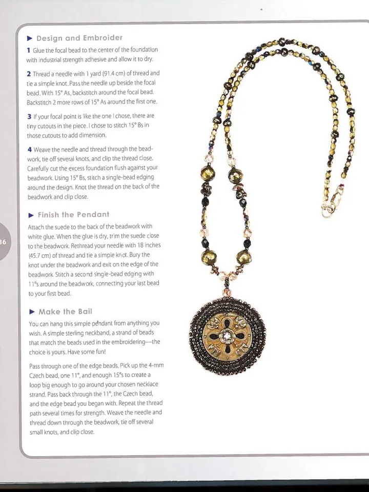 Luxurious Beaded Embroidery by Sherry Serafini: 25 Inspiring Jewelry Projects