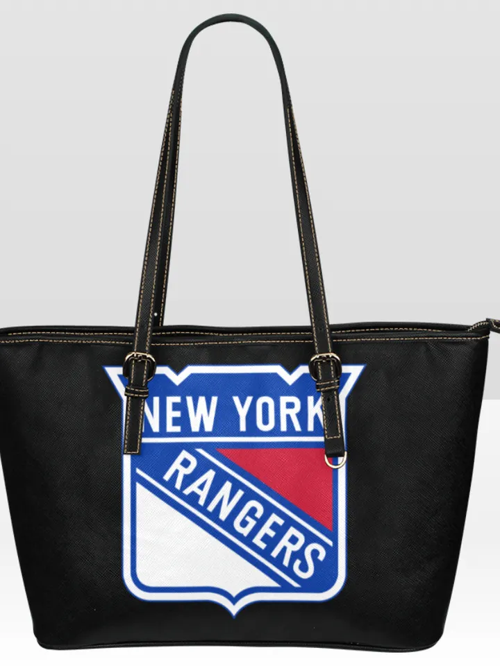 New York Rangers Leather Tote Bag