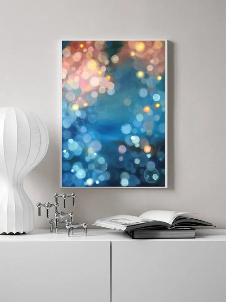 Abstract Original Painting Colorful Wall Art Multicolor Abstract Art Oil Painting Rainbow Painting