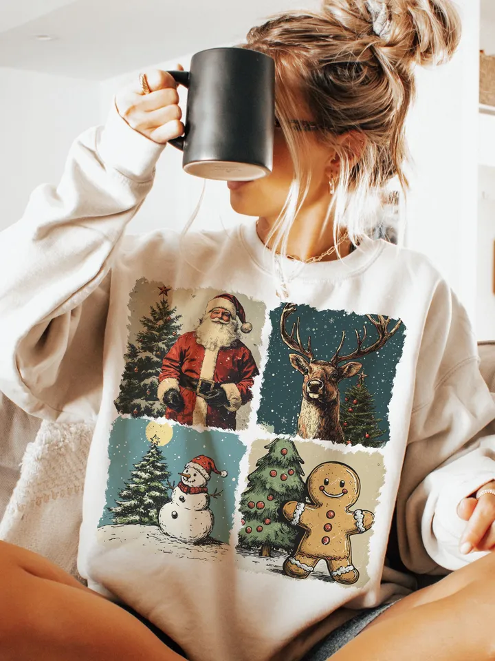 Retro Christmas PNG, Christmas Shirt PNG, Vintage Christmas PNG, Santa Claus png, Christmas Sublimation, Merry Christmas png, T-shirt design