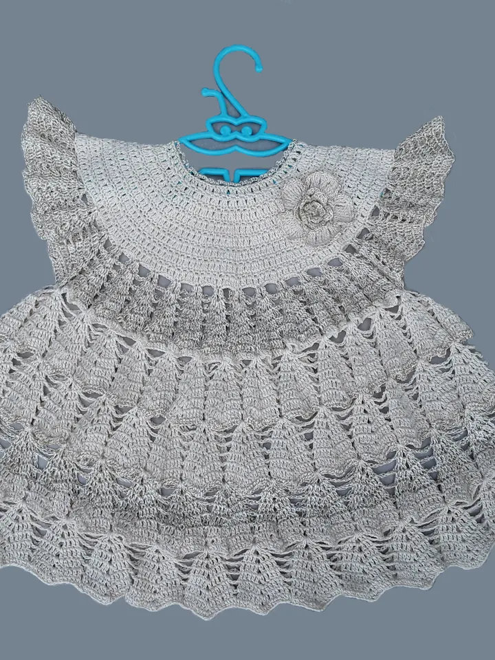 Crochet Baby cream dress Pattern, Crochet Baby Dress Pattern PDF in English, Toddler dress pattern, Baptism dress Pattern, Crochet Princess Dress Pattern, Crochet Newborn Baby dress Pattern