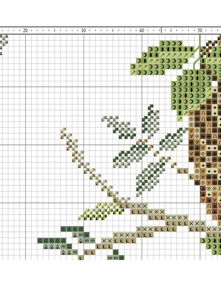 a bird in a nest cross stitch pattern for pillow pdf
