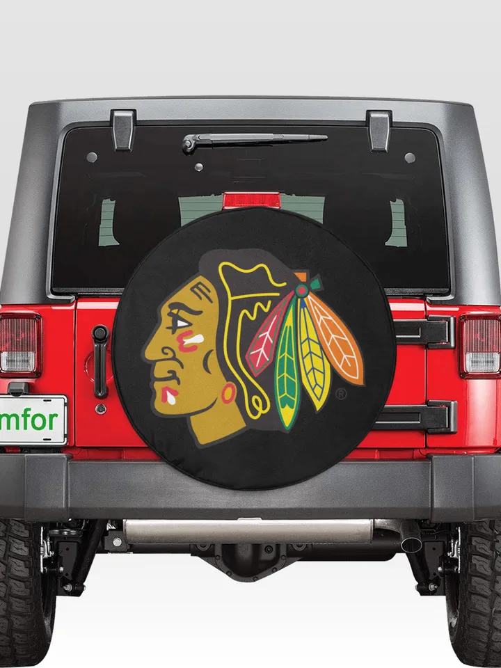 Chicago Blackhawks Tire Cover