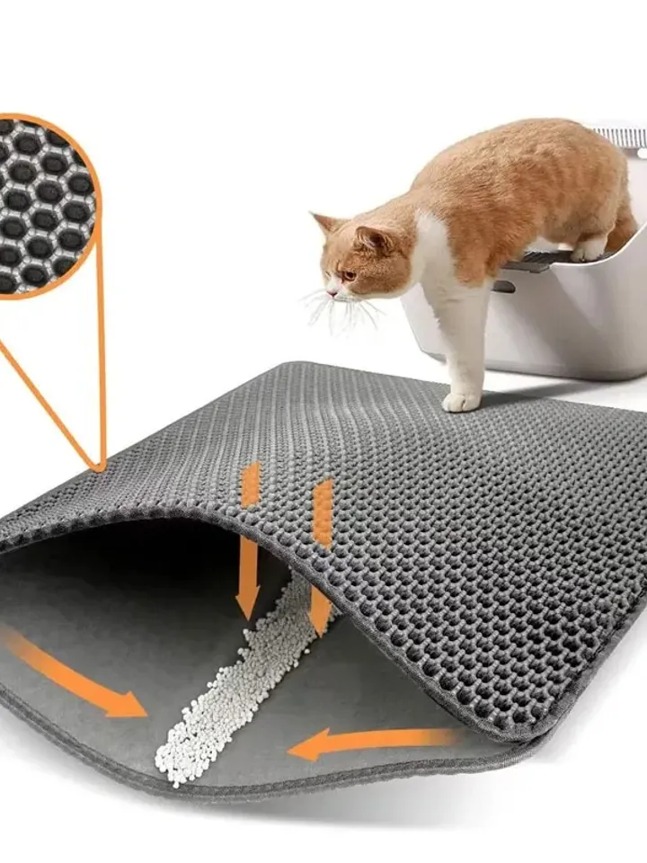 pet litter mat traps