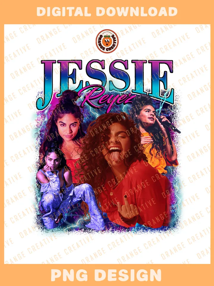 Retro Je.ssie Reyez 2022 Tour Bootleg T-shirt PNG, 90s Bootleg Template, Graphic Je.ssie Reyez PNG Files, Custom Bootleg Music Tee, Digital Download