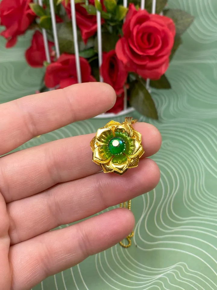 Pendant on a chain for the neck. Handmade jewelry.