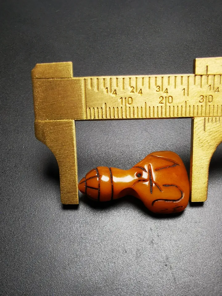 Gandhanra Tibetan Amulet,Hand-carved Yak Bone Pendant, OM Symbol