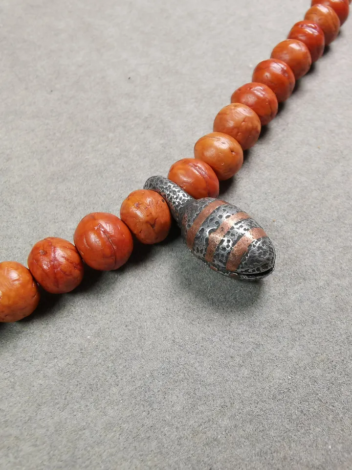Gandhanra Handmade Buddhist Mala Counter Clip,Bum Counter Clip for Prayer Beads, Shape,Mala Accessories