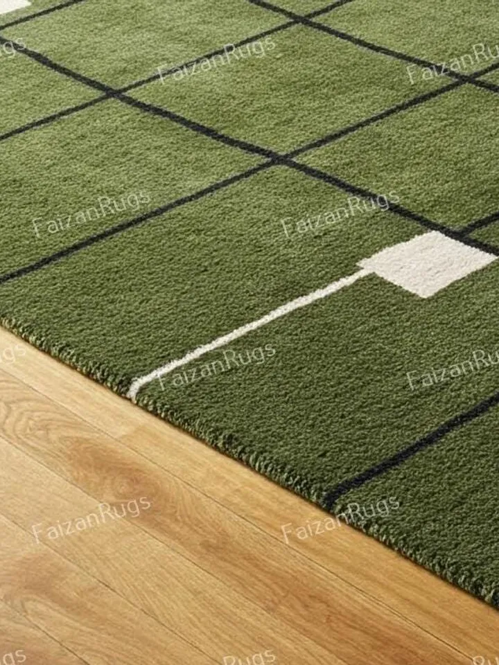Green area rug,8x10 area rug,Rugs for living room,Handmade,Area rug,home deco,Bedroom rug,Living room rug,Kids rug,Custom rug.