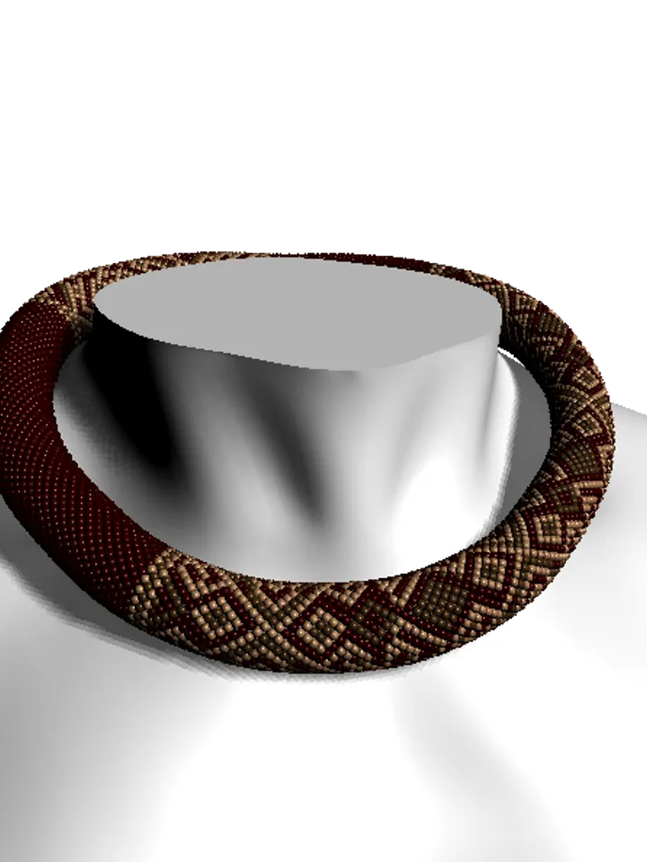 PDF Bead Crochet Pattern , Pattern for Necklace and Bracelet bead crochet