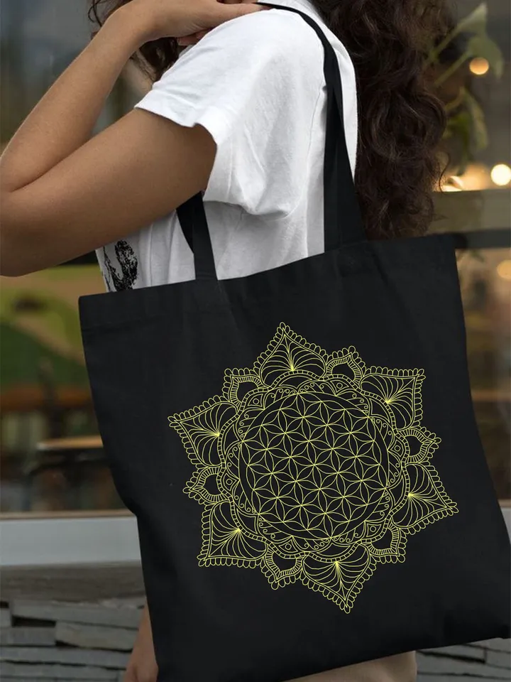 Flower of life mandala blackwork pattern PDF Floral mandala hand embroidery download PDF, Monochrome backstitch chart Mandala ornament #W23