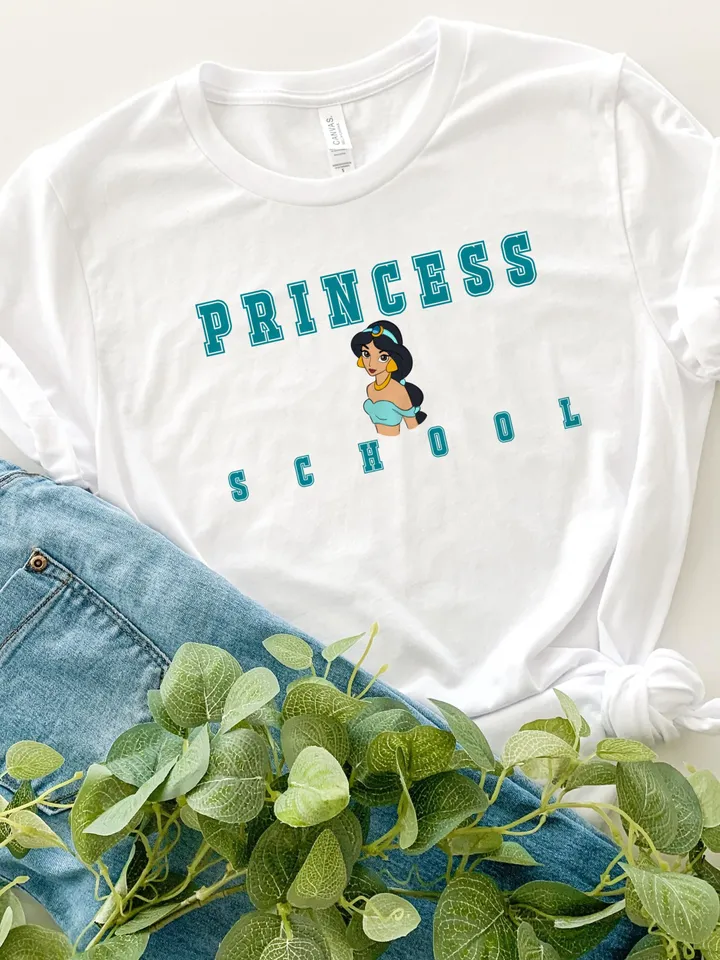 All princess png clipart, Jasmine PNG, Mermaid sublimation design, Princess school clipart