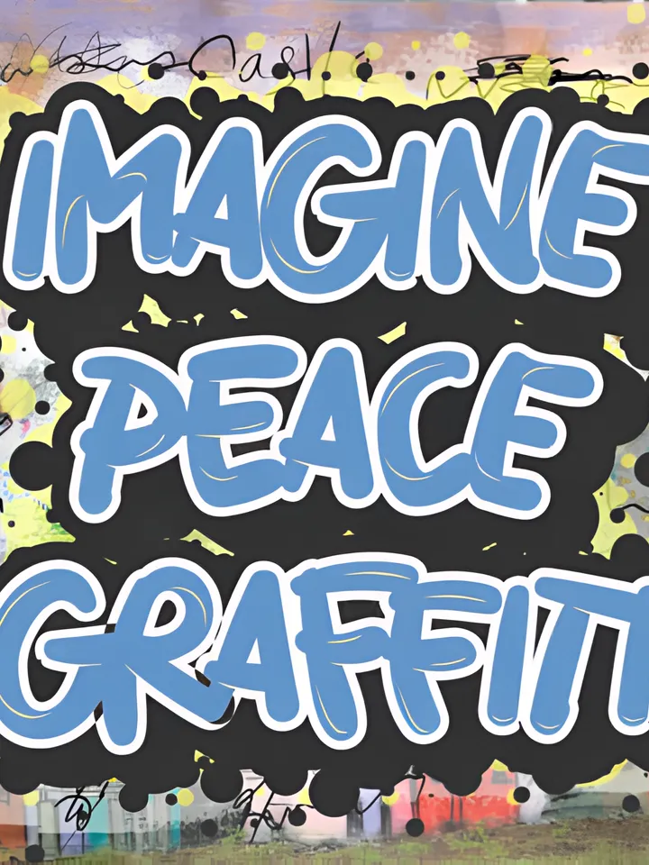 Imagine Peace Graffiti Font
