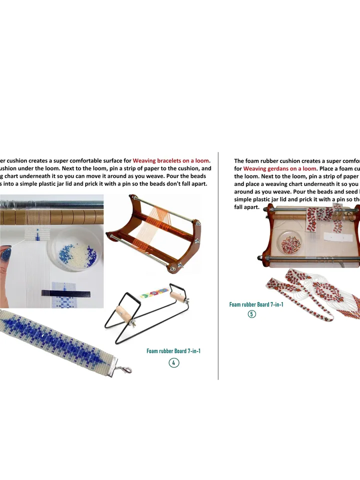 How to Make Macrame Foam rubber Board-Pillow, Tutorial, DIY comfortable work surface for: Macrame,Beading,Weaving,Stringing beads, PDF fail