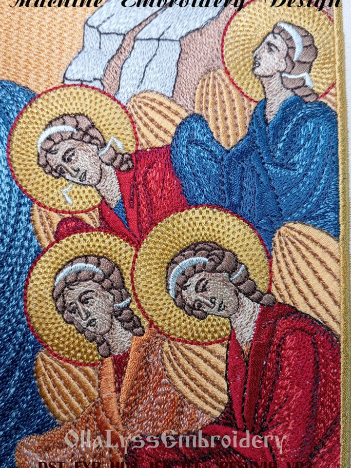 Baptism of Christ embroidery design