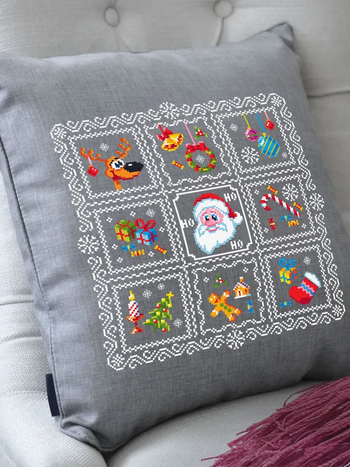 Christmas sampler cross stitch pattern download PDF Christmas pattern digital Winter holiday cross stitch, Quick cross stitch sampler #N25
